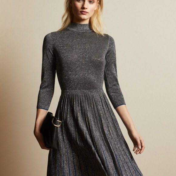 Ted Baker Noaleen High Neck Knit Dress 